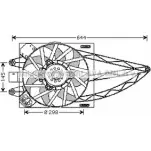 Вентилятор радиатора AVA QUALITY COOLING QTTAYZ E FT7528 2021999 4045385088072