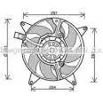 Вентилятор радиатора AVA QUALITY COOLING FT7544 5 8IJBR 4045385097418 2022015