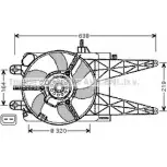 Вентилятор радиатора AVA QUALITY COOLING 2022024 5 17HO0 4045385104901 FT7553