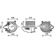 Моторчик вентилятора печки AVA QUALITY COOLING AA1 LB Fiat Idea (350) 1 Минивэн 1.6 D Multijet 120 л.с. 2008 – 2025 4045385193929 FT8419