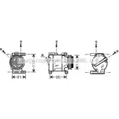 Компрессор кондиционера AVA QUALITY COOLING SGIEPQ 2 Ford KA 2 (CCU, RU8) Хэтчбек 1.2 69 л.с. 2008 – 2025 4045385211678 FTAK090