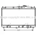 Радиатор охлаждения двигателя AVA QUALITY COOLING RUJTH X2 6XJYD13 HD2079 2022383