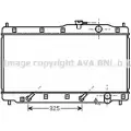 Радиатор охлаждения двигателя AVA QUALITY COOLING V 6CHZ HD2172 2022407 4045385062065