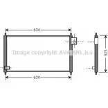 Радиатор кондиционера AVA QUALITY COOLING 3AHE OJR 4045385011339 HD5111 2022482