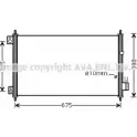 Радиатор кондиционера AVA QUALITY COOLING HD5229 DI JL0X Honda Accord 7 (CL, CN) Седан 2.0 (CL7) 155 л.с. 2003 – 2008 4045385160525