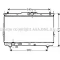 Радиатор охлаждения двигателя AVA QUALITY COOLING HY2113 Hyundai Santa Fe (SM) 1 Кроссовер 2.0 CRDi 4x4 113 л.с. 2001 – 2006 4045385062300 OV G9L8C