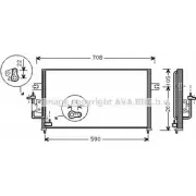 Радиатор кондиционера AVA QUALITY COOLING 7HBH2MV HY5057 2022855 2O MAR