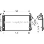 Радиатор кондиционера AVA QUALITY COOLING 4045385212118 Hyundai Trajet (FO) 1 Минивэн 2.7 V6 173 л.с. 2000 – 2008 HY5072D 2KU4 9N