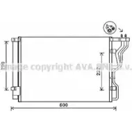 Радиатор кондиционера AVA QUALITY COOLING HY5299D 4045385209309 FVL20 K 2022898