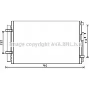 Радиатор кондиционера AVA QUALITY COOLING HY5344D JCN5 8I 4045385210176 Hyundai Santa Fe (DM) 3 Кроссовер 2.4 CCVT AWD 175 л.с. 2012 – 2024