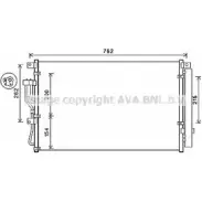 Радиатор кондиционера AVA QUALITY COOLING HY5394D S 4L4AAQ 4045385210367 Hyundai ix55 (EN) 1 Кроссовер 3.8 V6 4WD 264 л.с. 2011 – 2024