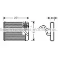 Радиатор печки, теплообменник AVA QUALITY COOLING 4045385067879 Hyundai Trajet (FO) 1 Минивэн 2.7 V6 173 л.с. 2000 – 2008 YPLEYY S HY6140