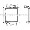 Радиатор охлаждения двигателя AVA QUALITY COOLING HYA2099 4045385191000 XR7MG E 2023067