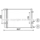 Радиатор кондиционера AVA QUALITY COOLING Hyundai i20 (PB, PBT) 1 Хэтчбек 1.2 78 л.с. 2008 – 2012 4045385208555 HYA5244D L 33U6