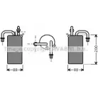 Осушитель кондиционера AVA QUALITY COOLING HYD147 Q6V 96 C1CI8OU 2023124