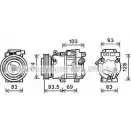 Компрессор кондиционера AVA QUALITY COOLING Kia ProCeed (ED) 1 Хэтчбек 2.0 143 л.с. 2008 – 2012 4045385168682 HYK238 XK1 SRP