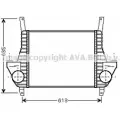 Интеркулер AVA QUALITY COOLING IV4079 ZTCYEIG 2023306 CV11 CU