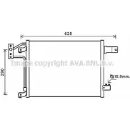 Радиатор кондиционера AVA QUALITY COOLING JE5049 B 0XYCR 2023402 D0OQTSG