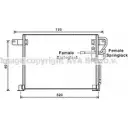 Радиатор кондиционера AVA QUALITY COOLING L XN6AO JE5051 Jeep Grand Cherokee (ZJ, ZG) 1 Внедорожник 4045385169634