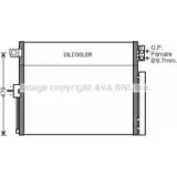 Радиатор кондиционера AVA QUALITY COOLING S 8KIP4A 4045385209774 Jeep Grand Cherokee (WK, WK2) 4 Внедорожник JE5061D