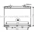 Радиатор охлаждения двигателя AVA QUALITY COOLING 4045385106189 KA2127 2023583 ZW O4PIU