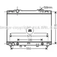 Радиатор охлаждения двигателя AVA QUALITY COOLING 2023600 KA2175 4045385173860 6JB AA