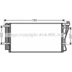 Радиатор кондиционера AVA QUALITY COOLING KA5105D 4045385207145 4DS8VF K Kia Carens (UN) 3 2006 – 2013