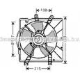 Вентилятор радиатора AVA QUALITY COOLING M21 TBB Kia Sephia (FA) 1 1993 – 2003 KA7504 4045385089017