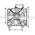 Вентилятор радиатора AVA QUALITY COOLING Kia Rio 1 (DC) Универсал 1.3 82 л.с. 2000 – 2005 4045385089024 NW9 UFTD KA7505