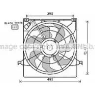 Вентилятор радиатора AVA QUALITY COOLING LKG2W U3 KA7522 2023742 4045385168156