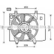 Вентилятор радиатора AVA QUALITY COOLING Z RAI6G 4045385183265 2023754 KA7534