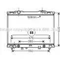Радиатор охлаждения двигателя AVA QUALITY COOLING 4045385181131 KAA2057 E4K2 6 2023792