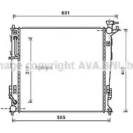 Радиатор охлаждения двигателя AVA QUALITY COOLING 4045385198313 KAA2214 NVV ED2 Hyundai ix35 (LM, EL) 1 Кроссовер 2.0 CRDi 136 л.с. 2010 – 2025