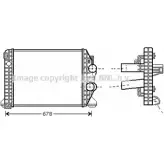 Интеркулер AVA QUALITY COOLING ME4198 2024119 SNGIE I 4045385064427