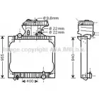 Радиатор охлаждения двигателя AVA QUALITY COOLING W79 0F 4045385073924 2024175 MN2043