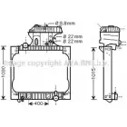 Радиатор охлаждения двигателя AVA QUALITY COOLING Volkswagen New Beetle MN2051 4045385106332 7 G4EJS1