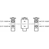 Расширительный клапан кондиционера AVA QUALITY COOLING 4045385060887 MS1101 2024236 4 VS7UI