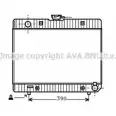 Радиатор охлаждения двигателя AVA QUALITY COOLING H UCKCOR 2024273 4045385026906 MS2048