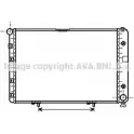 Радиатор охлаждения двигателя AVA QUALITY COOLING P8A 3D MS2077 4045385027118 2024291