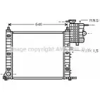 Радиатор охлаждения двигателя AVA QUALITY COOLING 4045385027996 MS2213 VIBH JC Mercedes V-Class