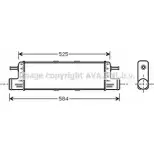 Интеркулер AVA QUALITY COOLING 8 939T MS4285 Mercedes S-Class (W140, C140) 3 1991 – 1998 78FJ3IQ