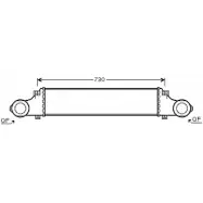 Интеркулер AVA QUALITY COOLING XX3U0E Mercedes E-Class (W211) 3 Седан VP 48M MS4354