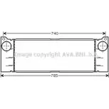 Интеркулер AVA QUALITY COOLING MS4371 PP7 FWY 2024545 PKKEF