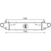 Интеркулер AVA QUALITY COOLING MS4596 QOC3SP 2IDE M Mercedes E-Class (C207) 4 Купе 1.8 E 200 CGI (2048) 184 л.с. 2010 – 2024