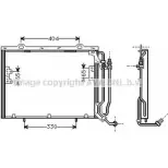 Радиатор кондиционера AVA QUALITY COOLING MS5279 2024595 6I7 JZ W4ZH6X