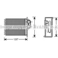 Радиатор печки, теплообменник AVA QUALITY COOLING Mercedes Sprinter (906) 2 Автобус 3.0 (3,5T) 319 CDI / BlueTEC (9031. 9033. 9035) 190 л.с. 2009 – 2024 DYMGJ QFF9 Z MS6400