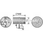 Моторчик вентилятора печки AVA QUALITY COOLING 4045385195114 2024694 MS8619 7 LDQTH