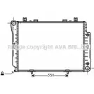 Радиатор охлаждения двигателя AVA QUALITY COOLING MSA2144 Mercedes S-Class Z HCZ1MN 4045385098965