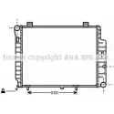 Радиатор охлаждения двигателя AVA QUALITY COOLING 2024750 4045385185412 ME Z63UI MSA2155