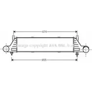 Интеркулер AVA QUALITY COOLING 4045385212514 Mercedes SLK (R170) 1 1996 – 2004 YDGH H MSA4260